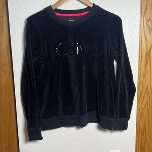 Velvet like Calvin Klein sweatshirt